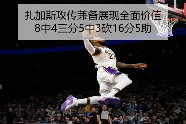扎加斯攻传兼备展现全面价值 8中4三分5中3砍16分5助